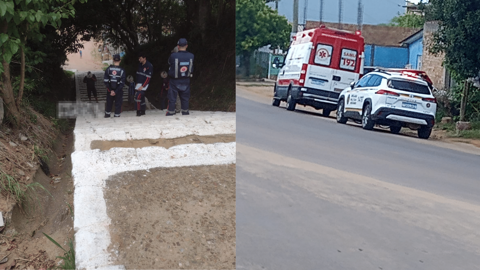 Mulher morre no "escadão" no bairro Santa Marta em Camaquã
