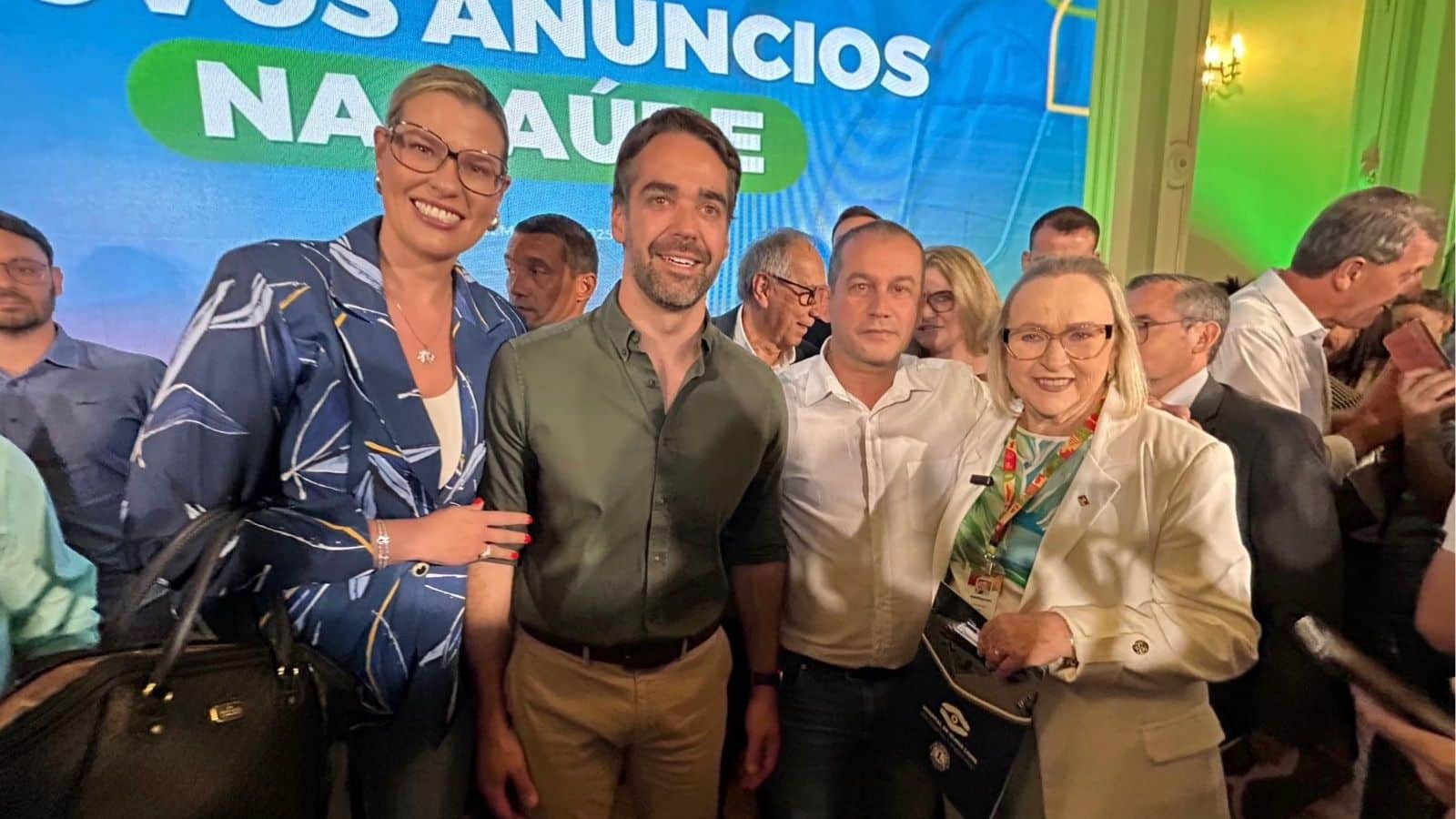 Eduardo Leite anuncia repasse extraordinário de R$ 834 mil para o HNSA. Foto: Divulgação/PMC.