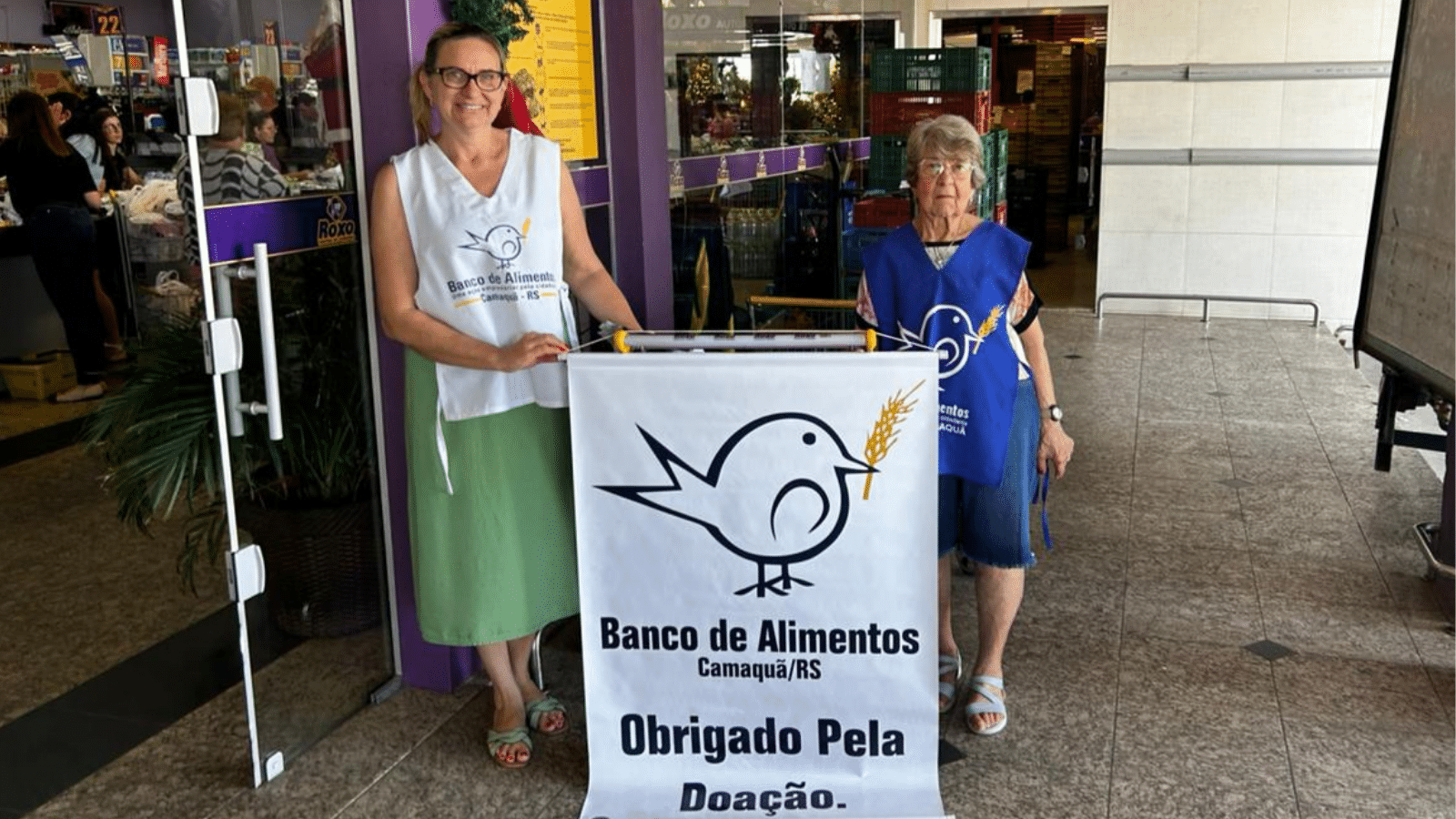 Banco de Alimentos promove primeira ação após retomar atividades em Camaquã. Foto: Bennett/Rádio Acústica FM.