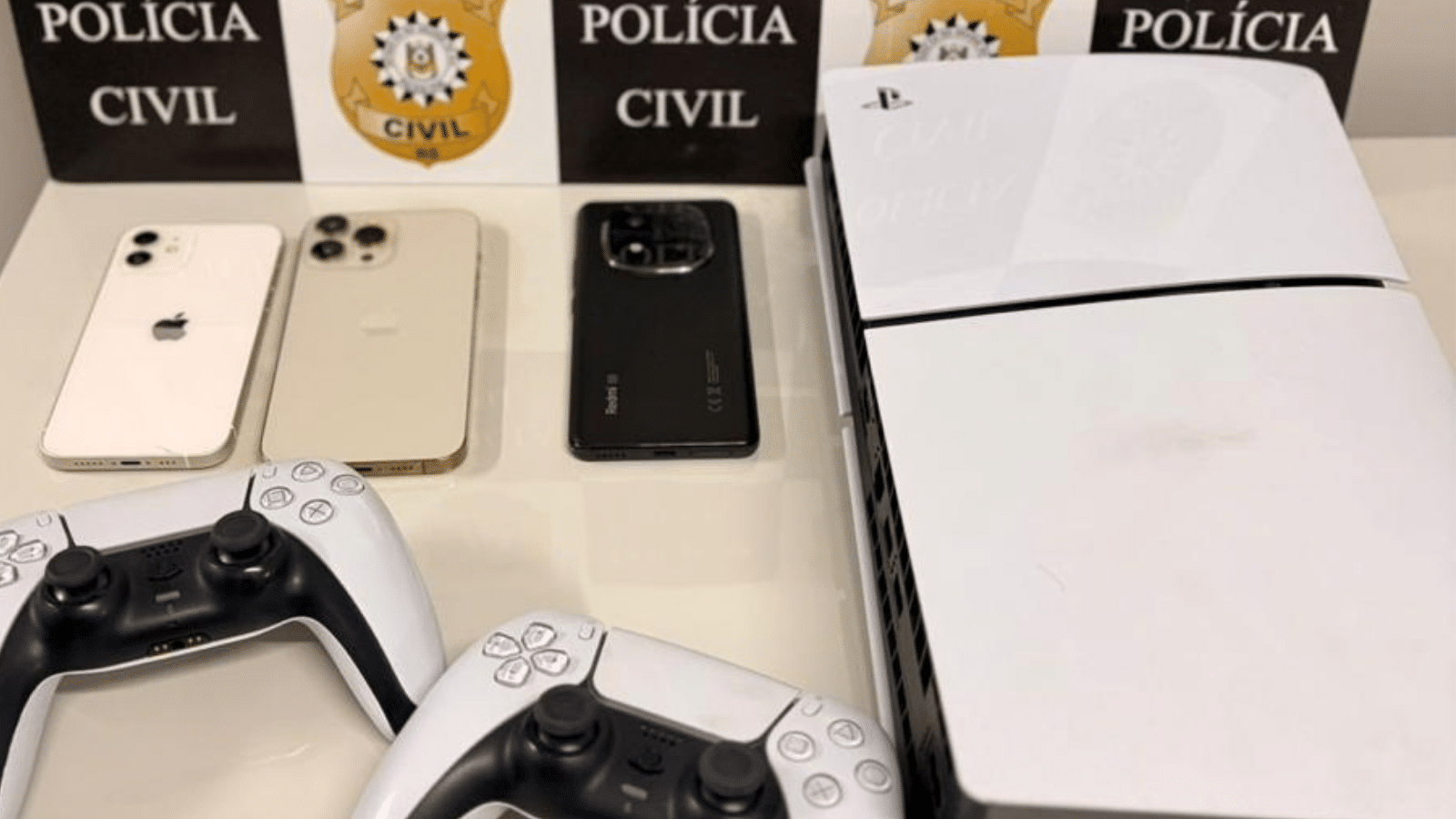 Polícia recupera eletrônicos furtados em loja de São Lourenço do Sul