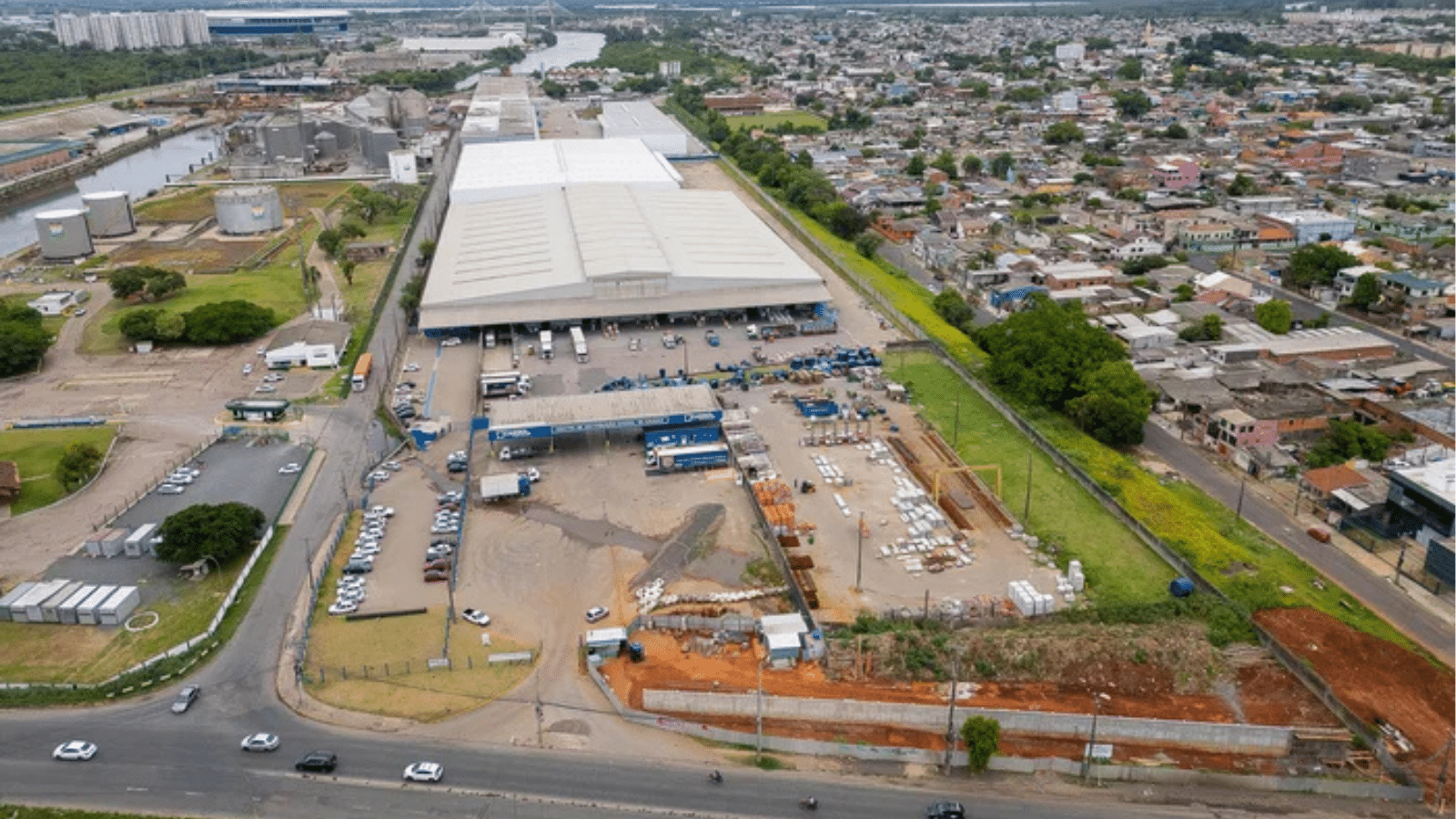 Shopee instala centro logístico em Canoas. Foto: Kelvin Oliveira / Prefeitura de Canoas.
