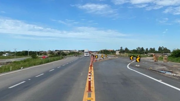 BR-116 em Camaquã tem tráfego intenso e obras exigem atenção redobrada