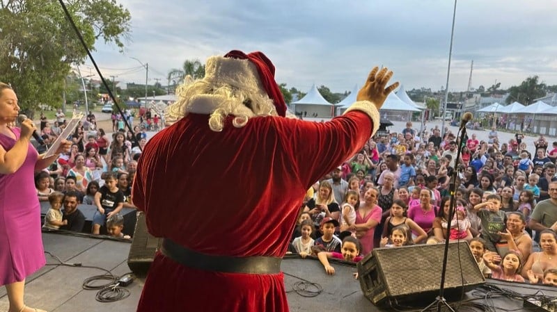 Chegada do Papai Noel ocorre neste domingo em Camaquã