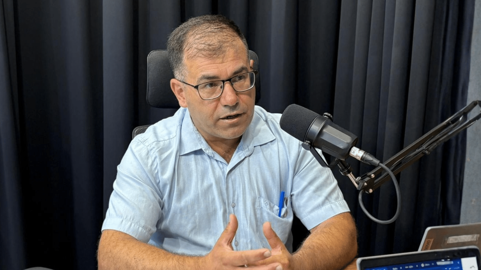Vereador de Chuvisca acredita em redução no uso de diárias em 2026. Foto: Alice Campos/Rádio Acústica FM.
