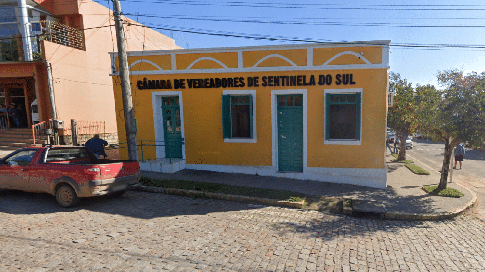 Gasto com diárias fica abaixo de R$ 25 mil na Câmara de Sentinela do Sul em 2025. Foto: Reprodução/Google Street.