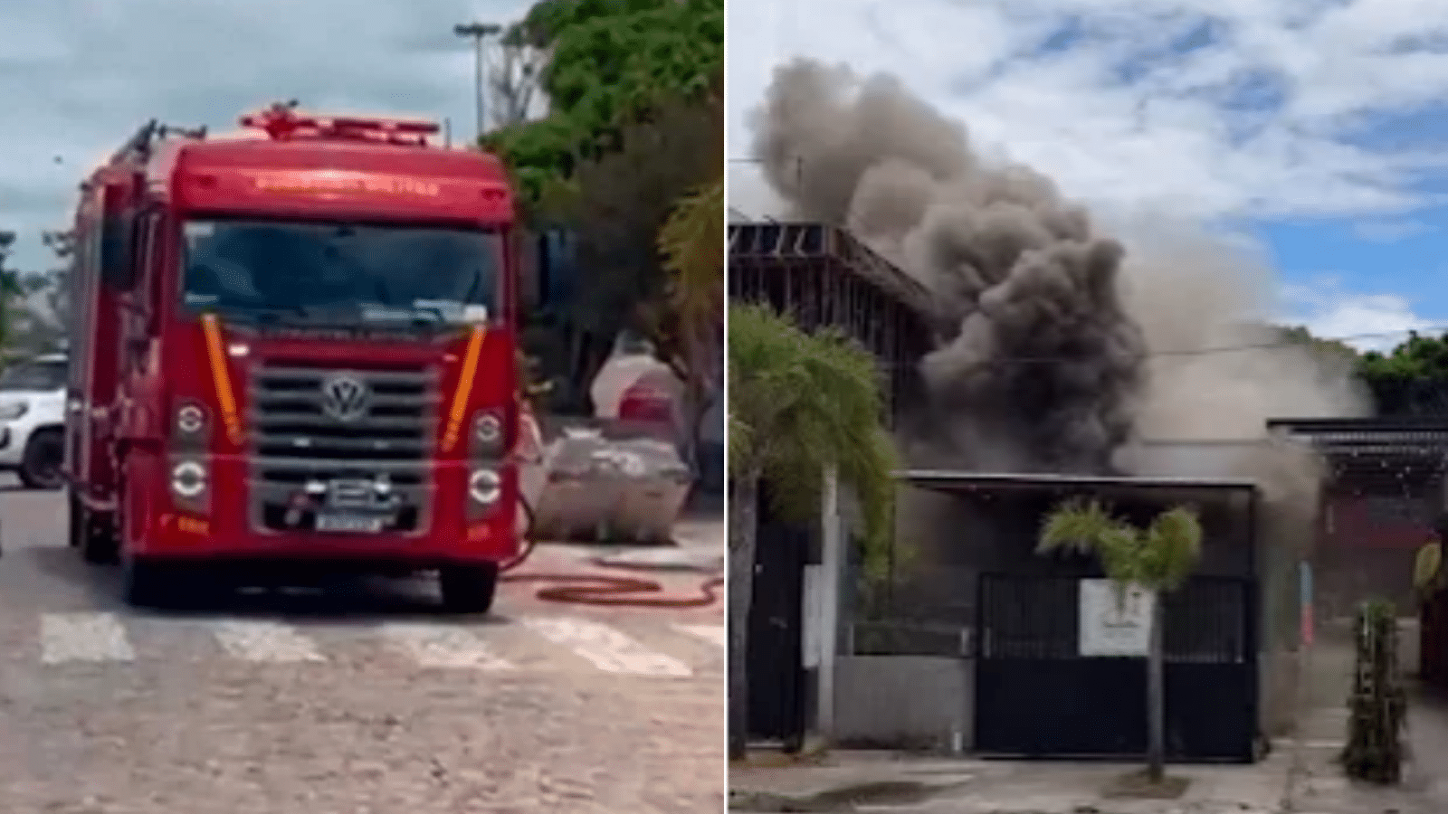Incêndio mobiliza bombeiros em São Lourenço do Sul
