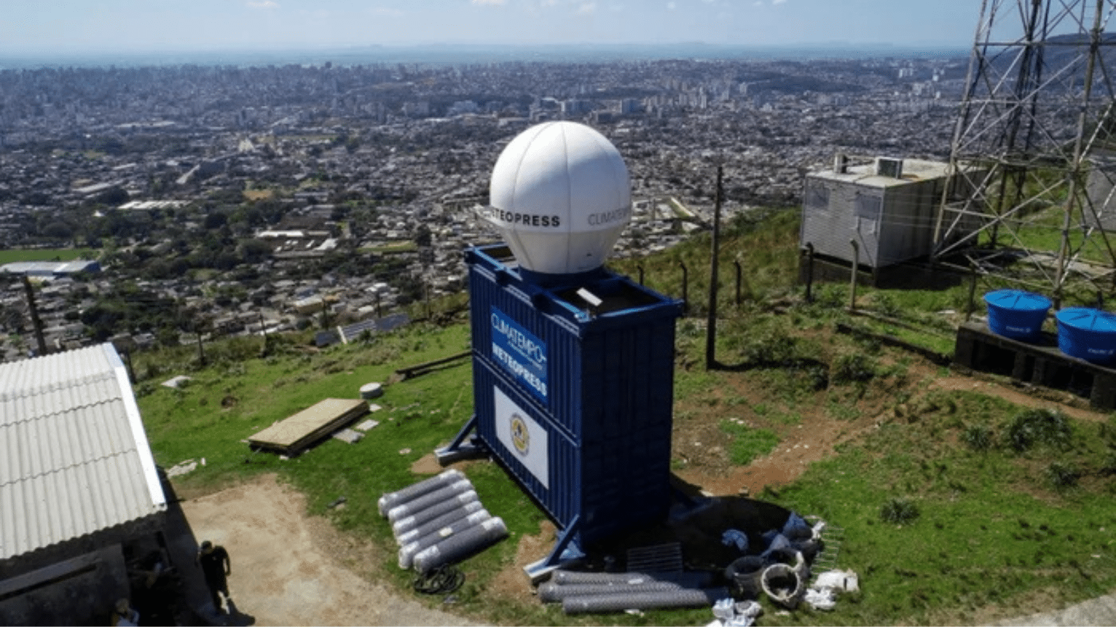 Novo radar meteorológico deve ampliar cobertura e alertas na região Sul do RS. Foto: Jürgen Mayrhofer / Arquivo Secom.