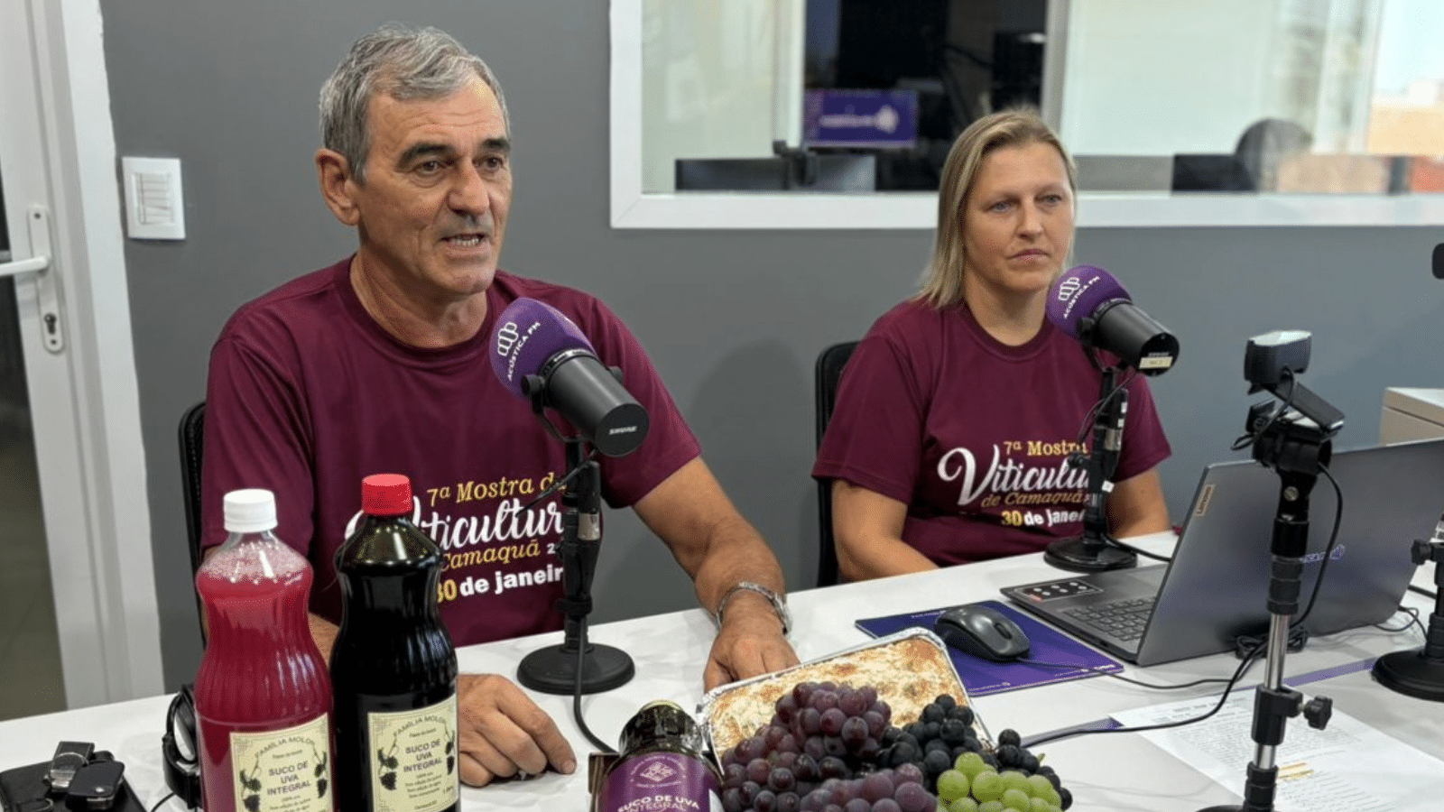 Produtores de uva de Camaquã preparam grande variedade de produtos para VII Mostra da Viticultura. Foto: Alice Campos/Rádio Acústica FM.