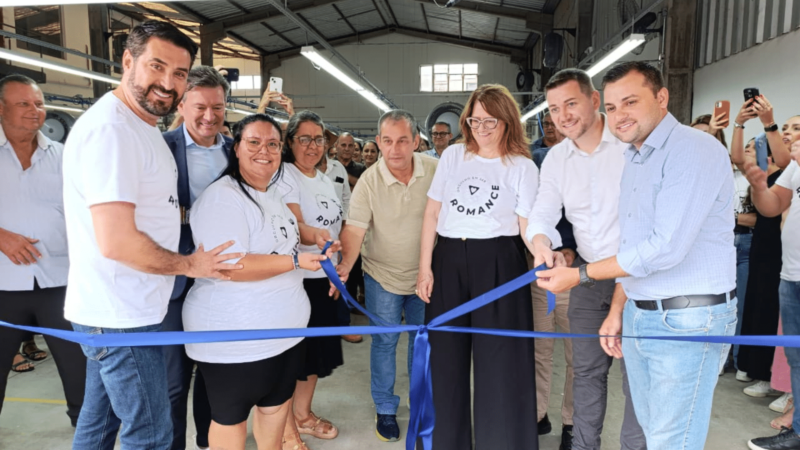 Indústria têxtil do Grupo Crisdu inicia atividades com incentivos municipais e expectativa de ampliar geração de empregos. Foto: Pablo Bierhals/Rádio Acústica FM.