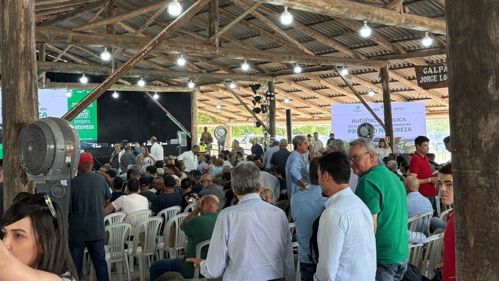 Audiência pública discute licenciamento de fábrica de celulose da CMPC em Barra do Ribeiro. Foto: Fábio Klar Renner | Acústica FM