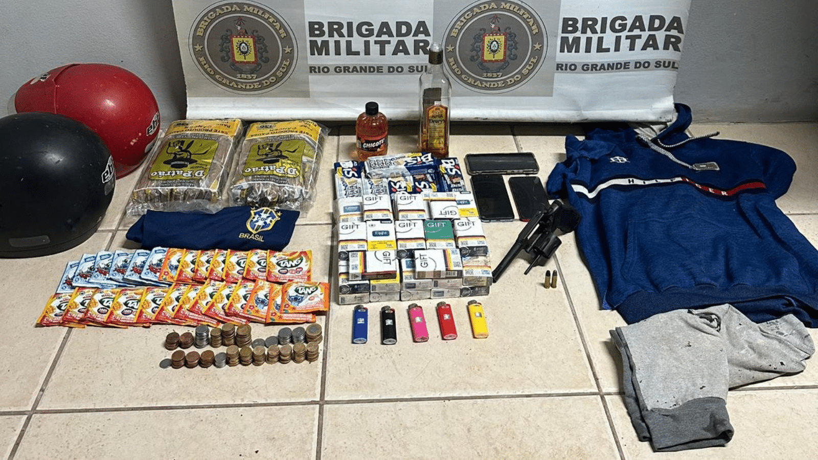 Dois homens são presos após roubo a estabelecimento comercial em Camaquã