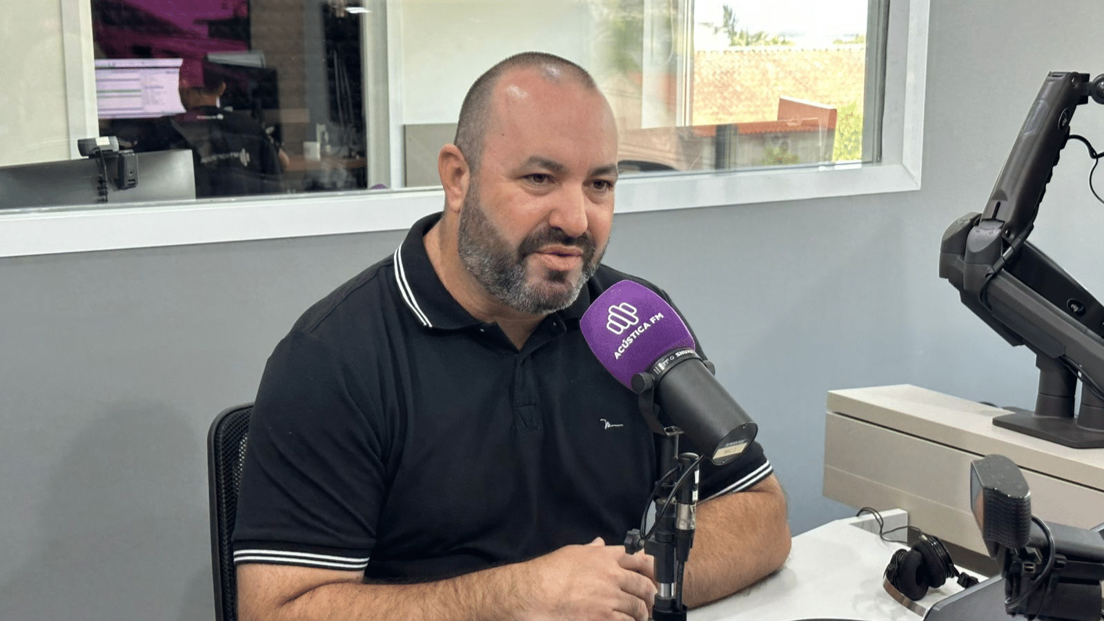 Maicon Nava garante sequência de serviços ambientais em Camaquã. Foto Geovana Jacobsen/Rádio Acústica FM.
