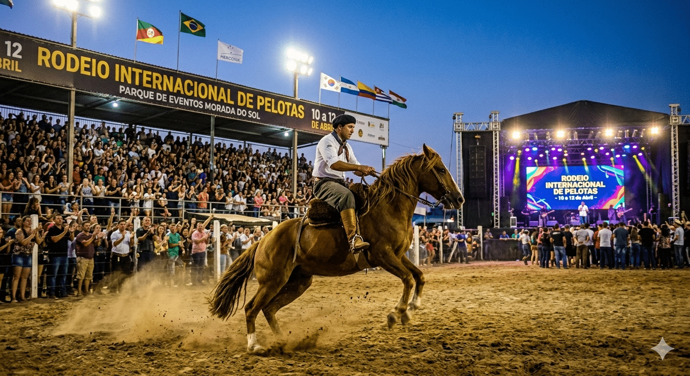 Gineteada e Shows: tudo sobre o Rodeio Internacional de Pelotas