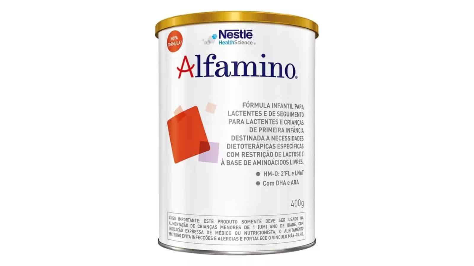Urgente: Anvisa proíbe venda de leite Alfamino da Nestlé