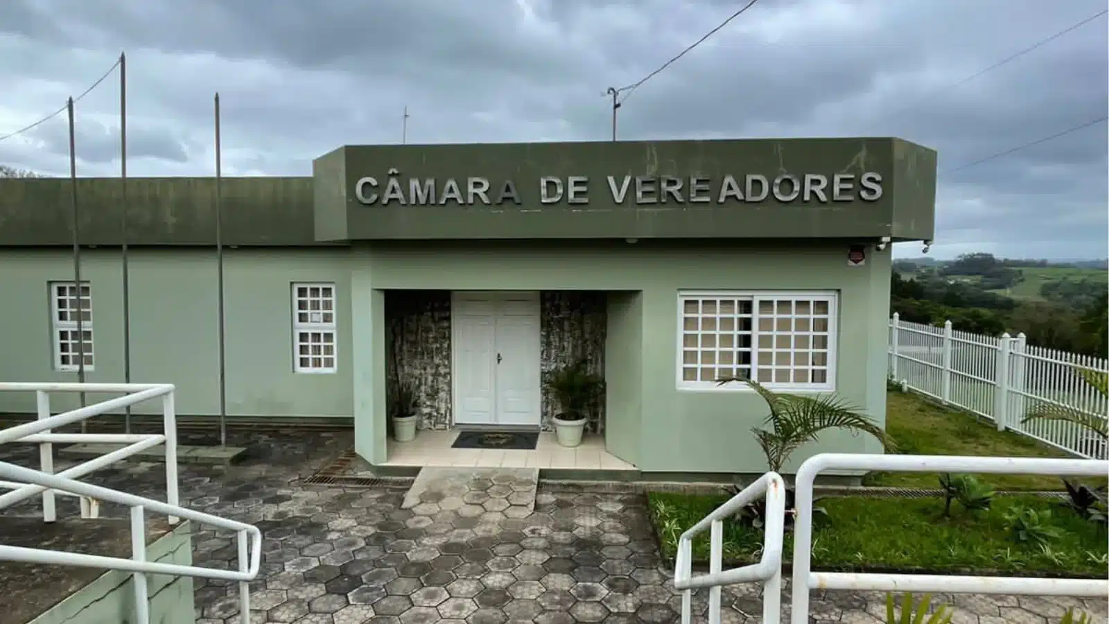 Câmara de Vereadores de Chuvisca. Foto: Divulgação.