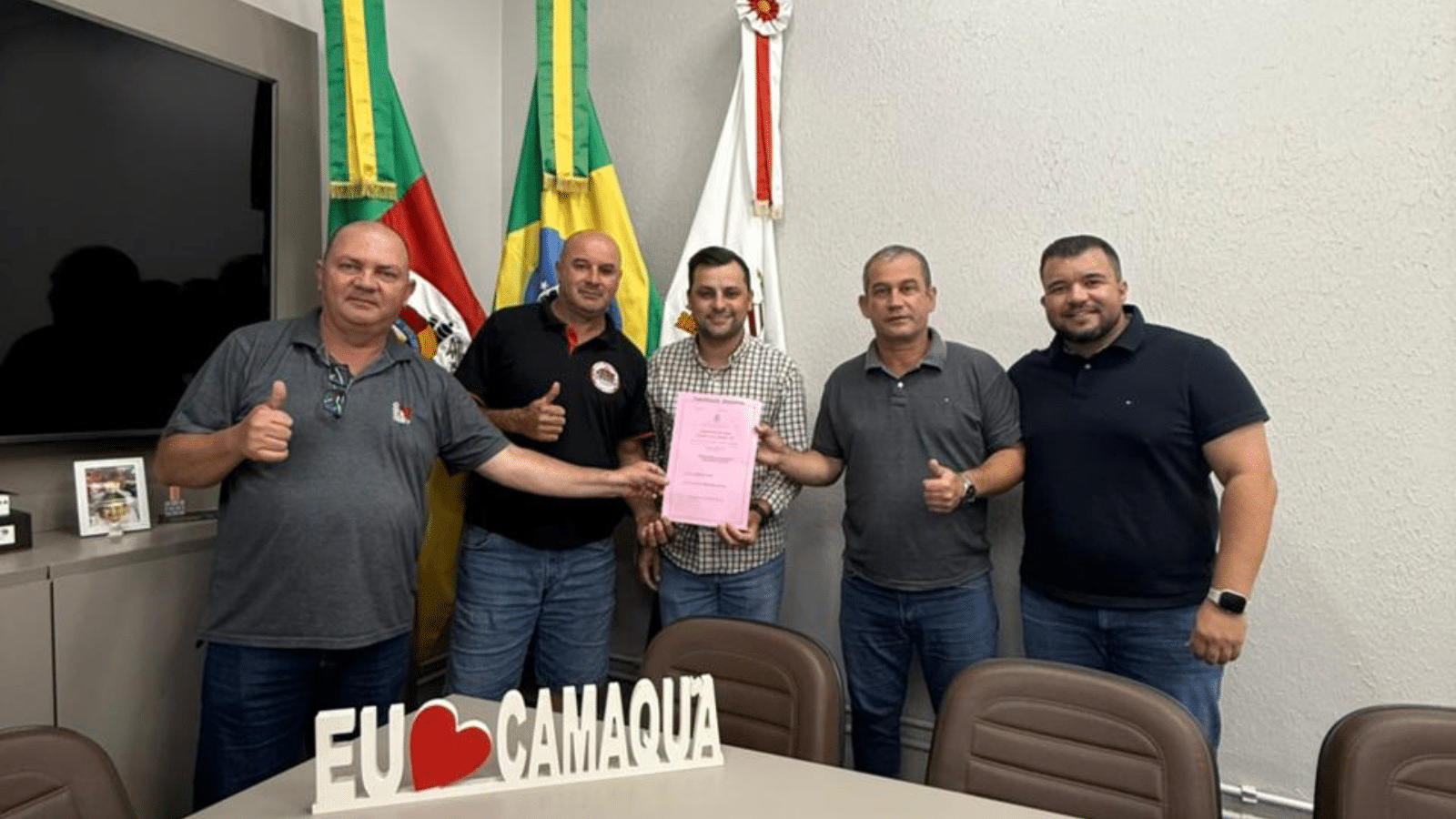 Área de 9,6 mil m² no bairro Viégas foi cedida após aprovação da Câmara em 2023. Foto: Divulgação/Prefeitura de Camaquã.