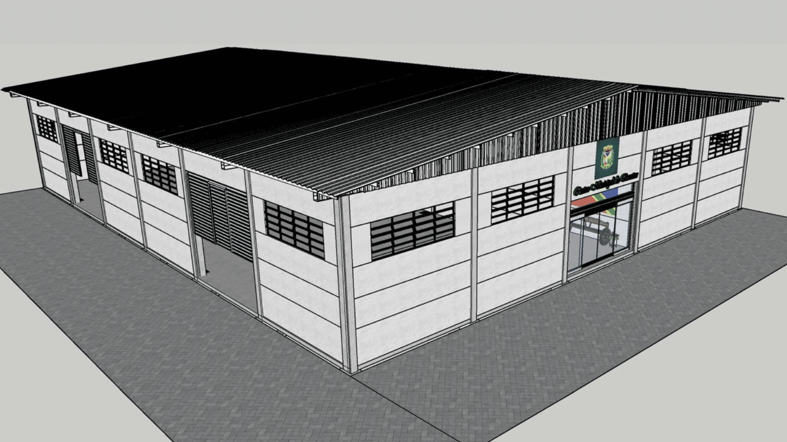 Chuvisca projeta novo pavilhão para modernizar Centro de Eventos. Foto: Divulgação.