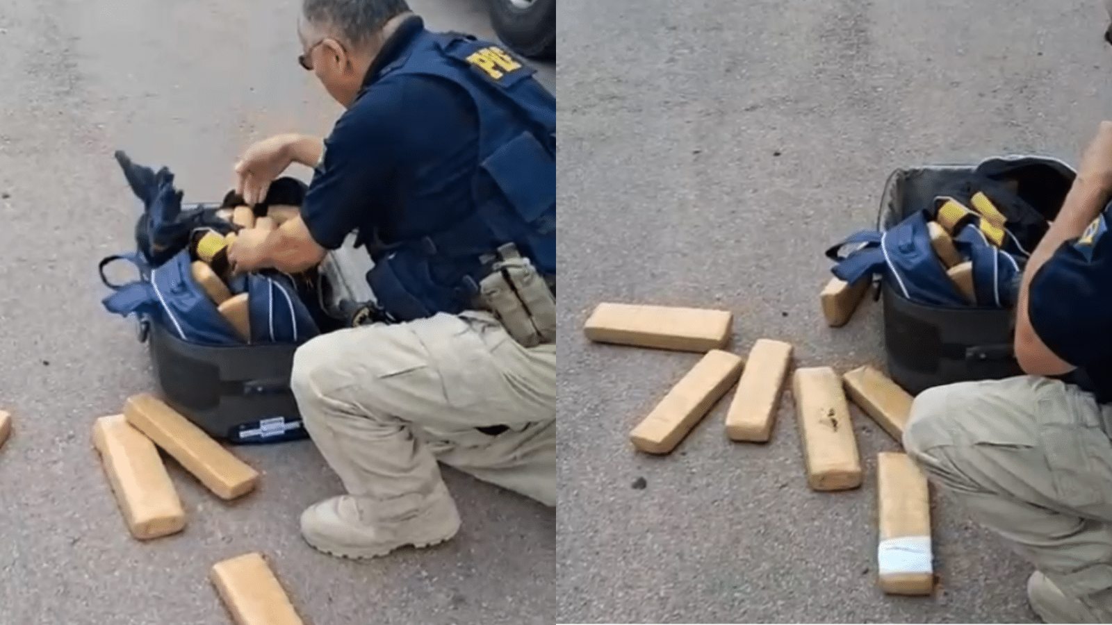 PRF apreende adolescente com 21 quilos de maconha em Pelotas