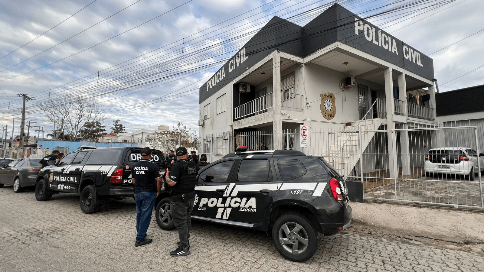 Polícia prende três envolvidos em sequestro e tentativa de homicídio em São José do Norte. Foto: Divulgação/Polícia Civil.