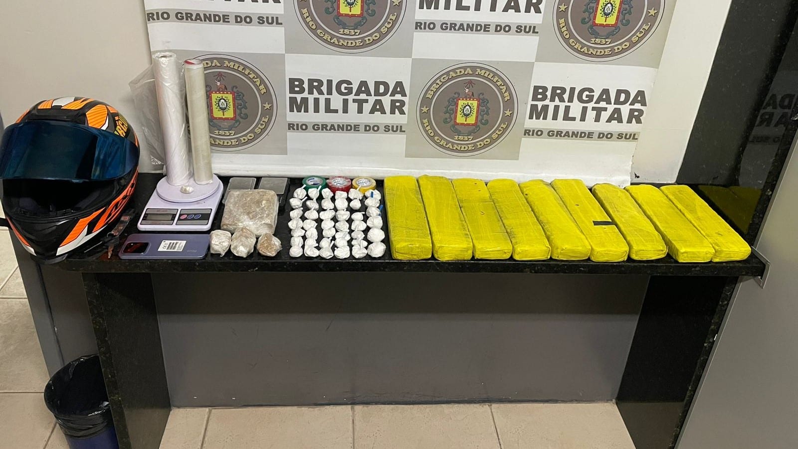 Apreensão de drogas mobiliza Força Tática em Camaquã