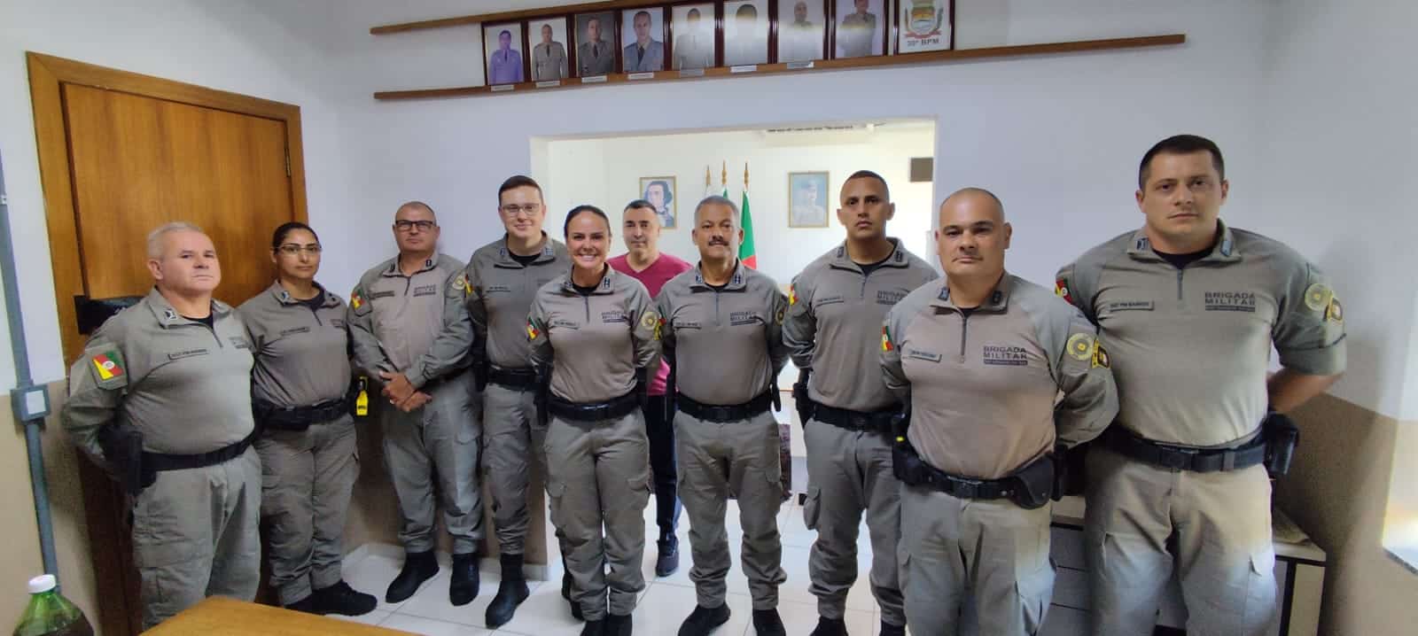 Major Pâmela recebe homenagem da Brigada Militar