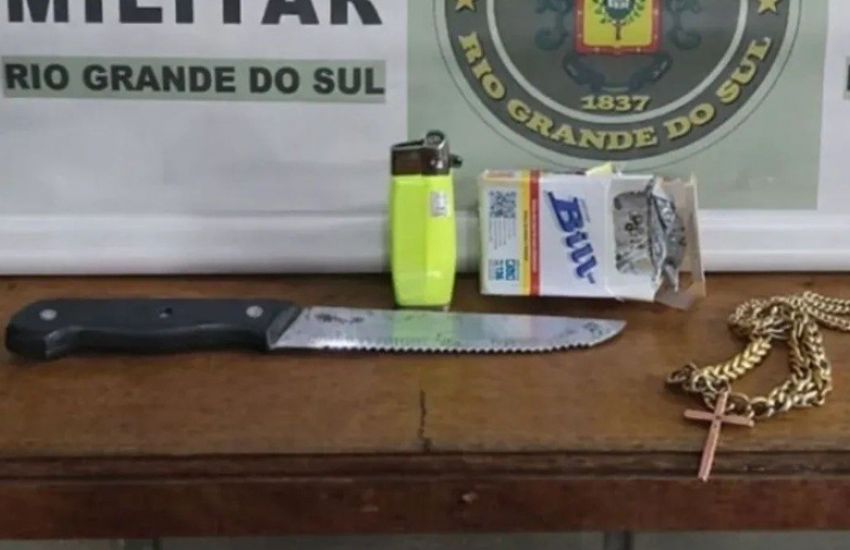 Mulher é presa durante assalto em Encruzilhada do Sul
