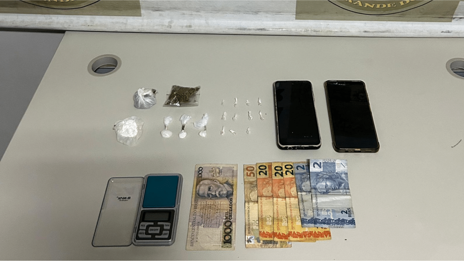 Polícia prende dois suspeitos e apreende drogas em Canguçu