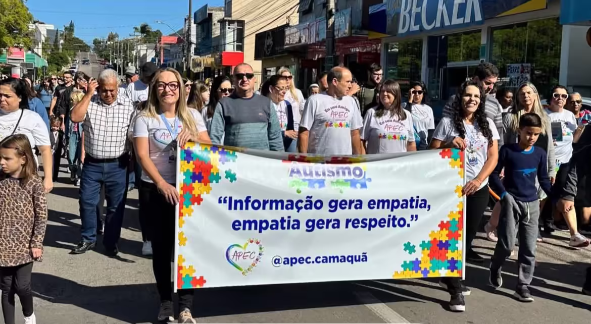 Camaquã se mobiliza para a 4ª Caminhada de Conscientização ao Autismo neste sábado (11)