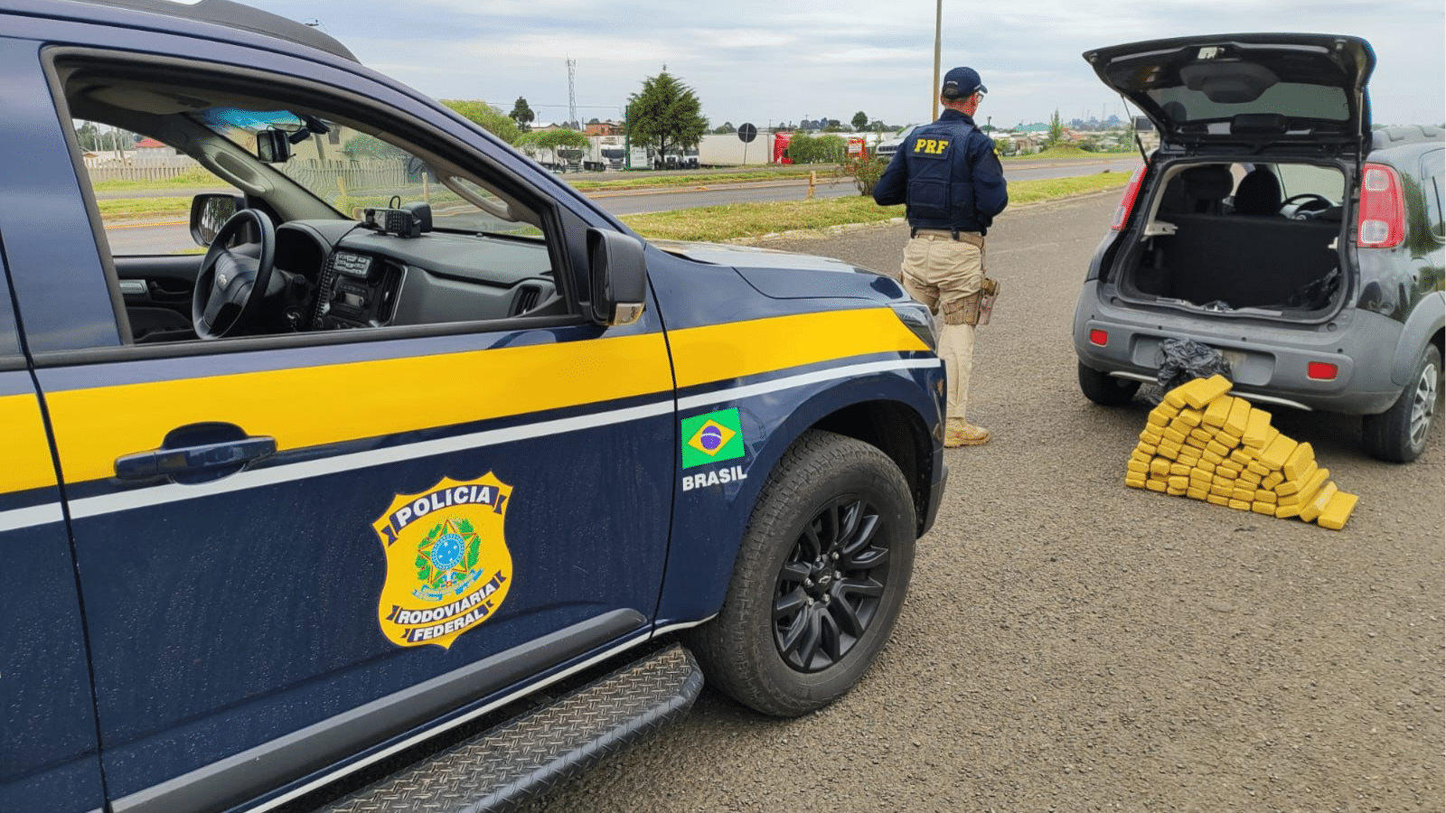 Polícia prende homem com mais de quarenta quilos de maconha em Vacaria