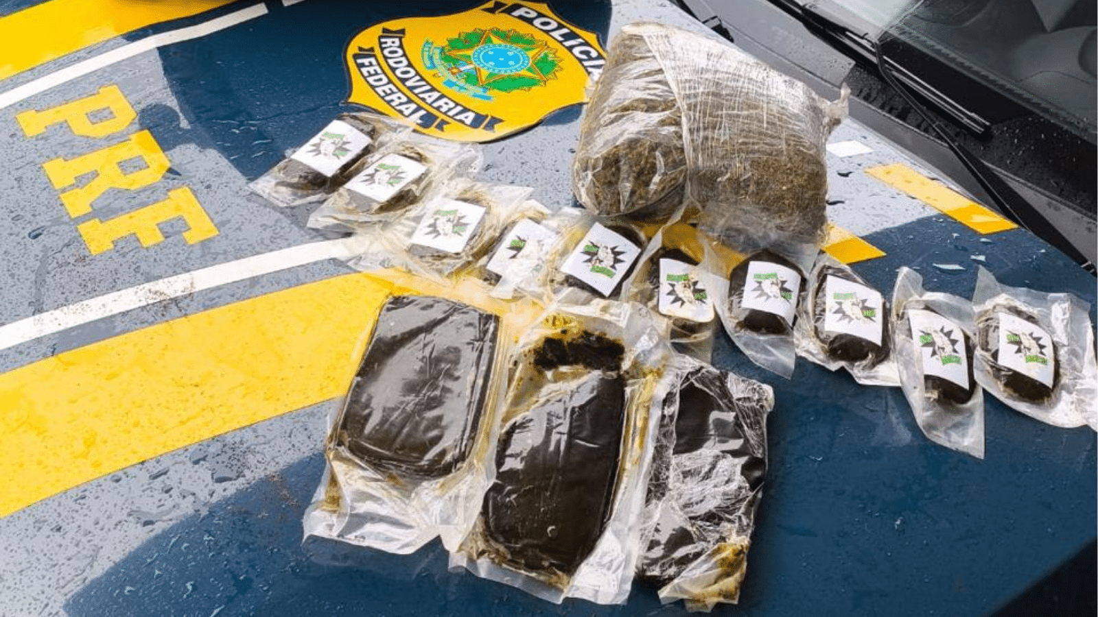 PRF apreende adolescente com mais de 2kg de drogas em ônibus em Santa Maria