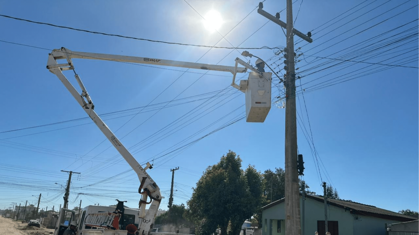 Prefeitura de Camaquã reforça iluminação pública no bairro Viégas