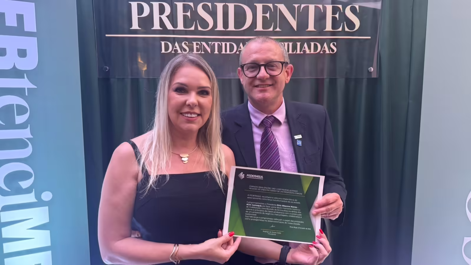 Liderança de Camaquã assume cargo na Federasul e amplia força regional