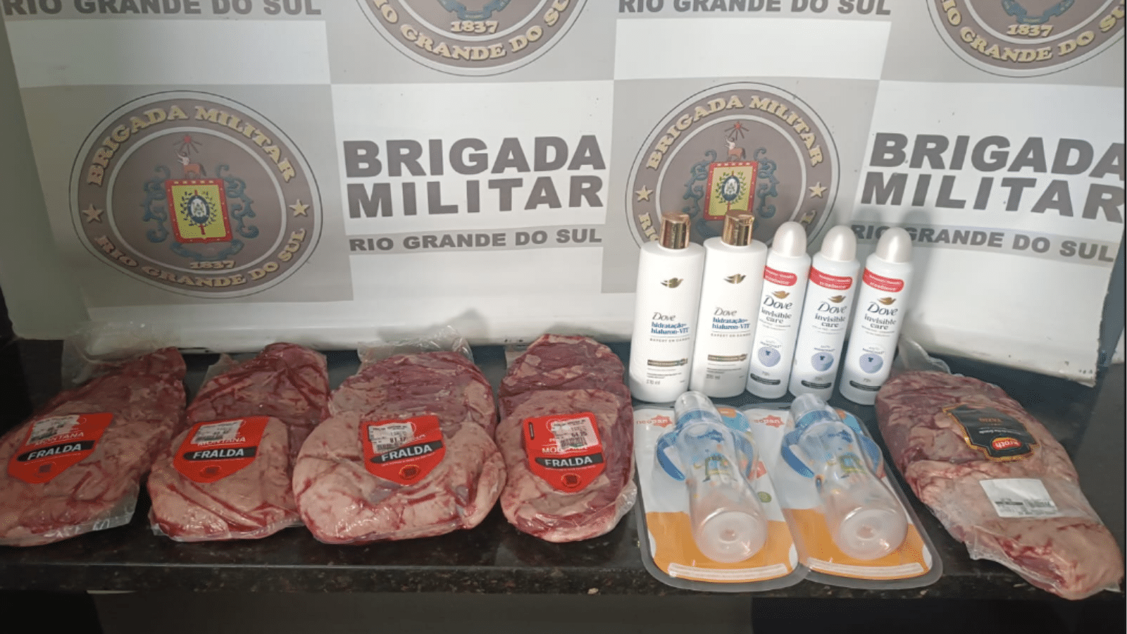 Homem é preso após furtar produtos em supermercado de Camaquã