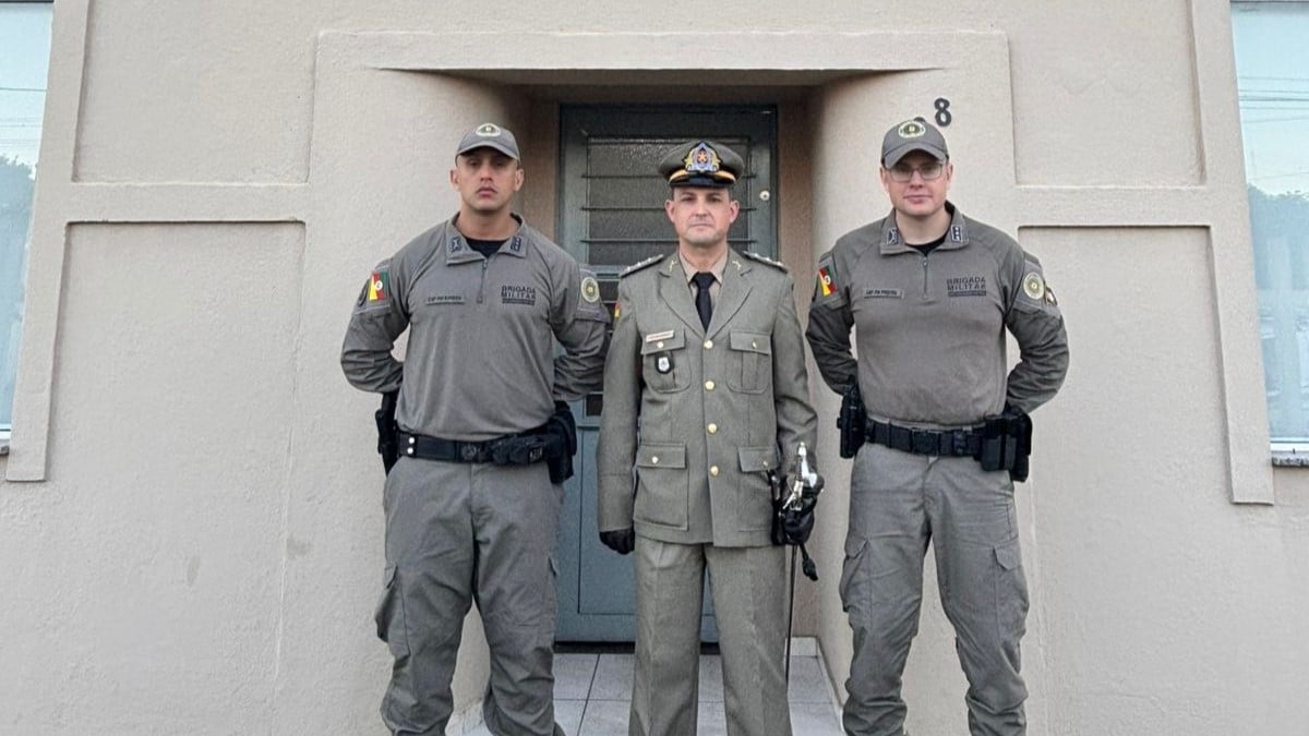 São Lourenço do Sul recebe novo capitão da Brigada Militar