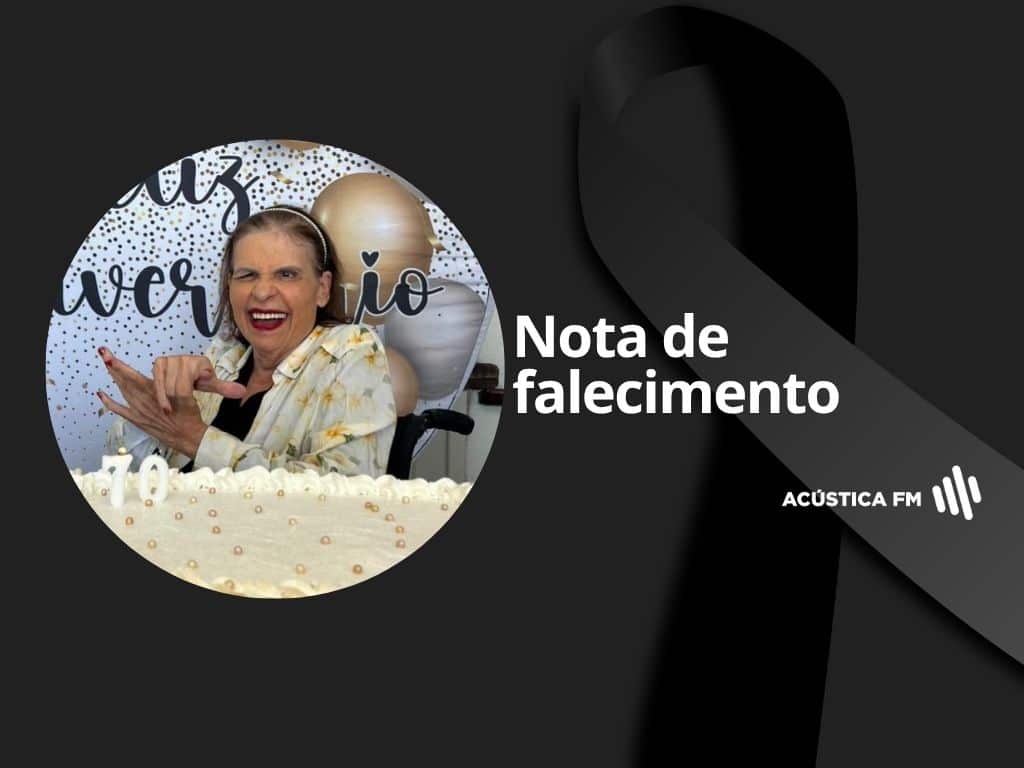Nota de falecimento: Leila Maria de Paula Lopes de Almeida morre aos 70 anos
