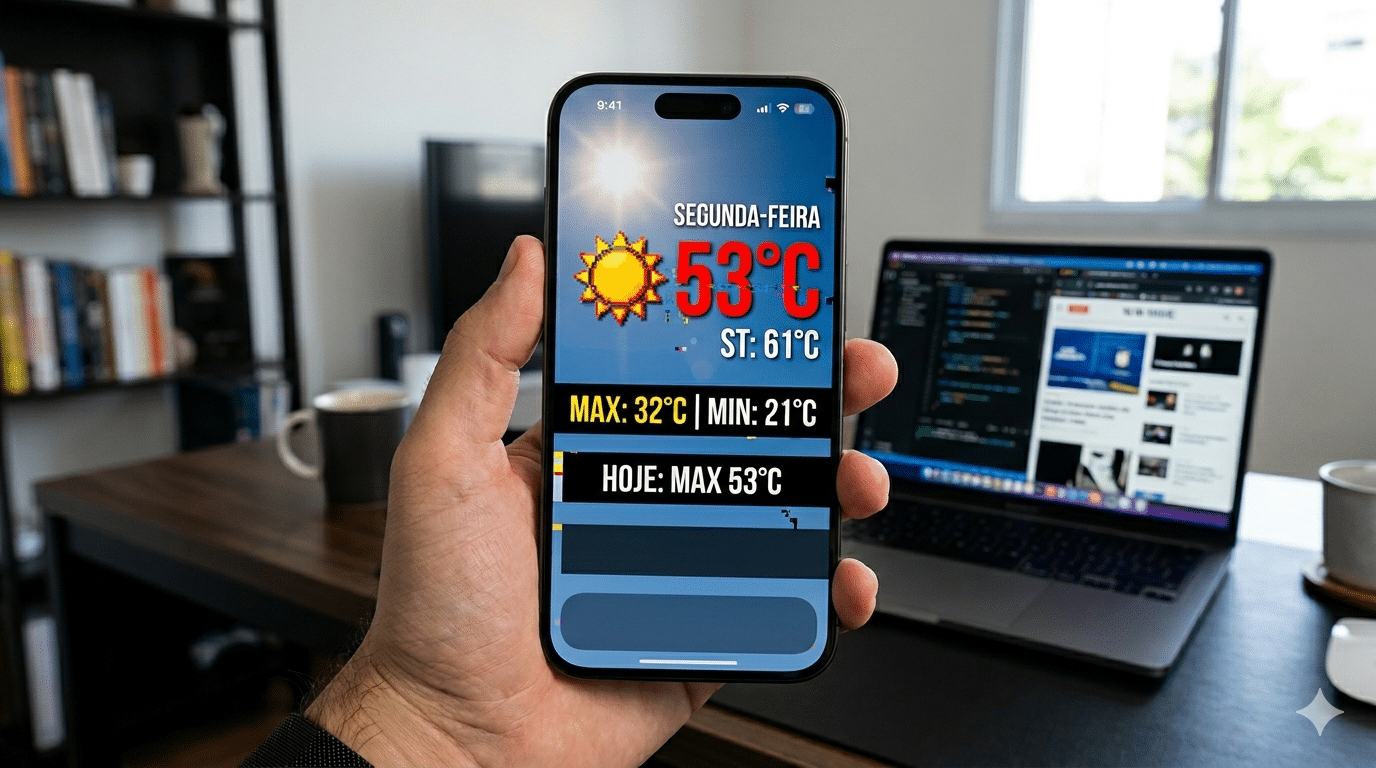 Bug do iPhone indica temperatura de 53°C