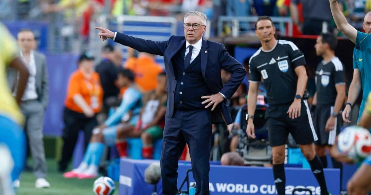 Técnico Ancelotti analisa empate de Brasil com o Marrocos, na estreia da Copa do Mundo