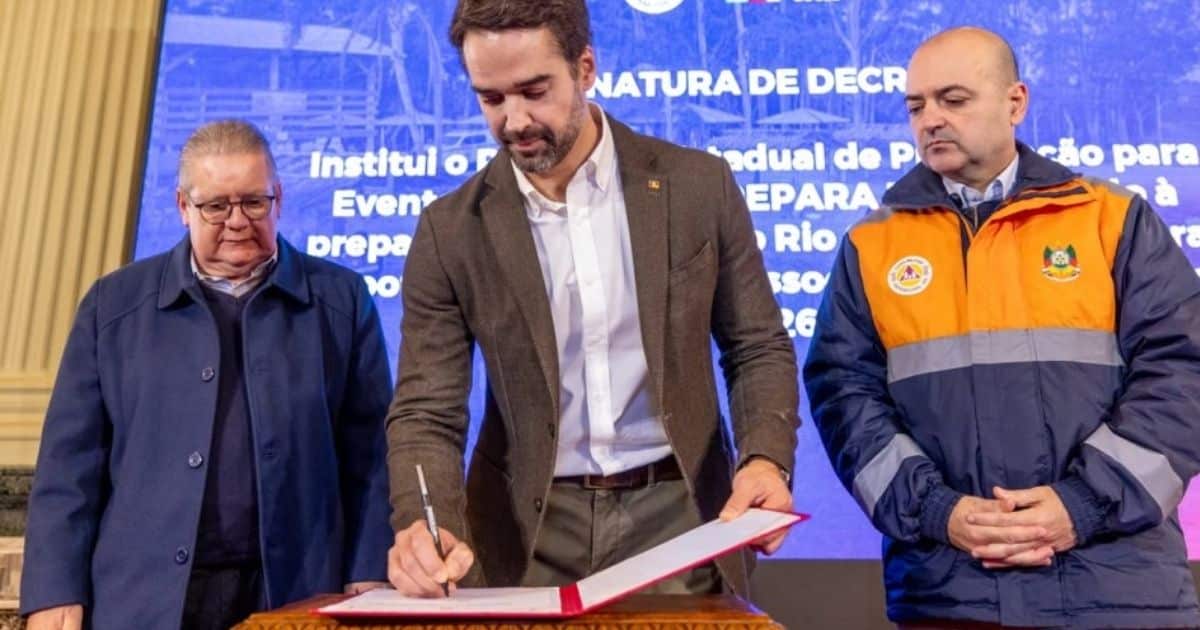 Estado lança programa para enfrentamento dos potenciais efeitos do El Niño