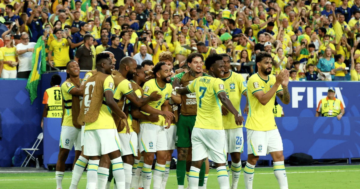 Vini Jr. brilha e Brasil se classifica em 1º com 3x0 sobre a Escócia