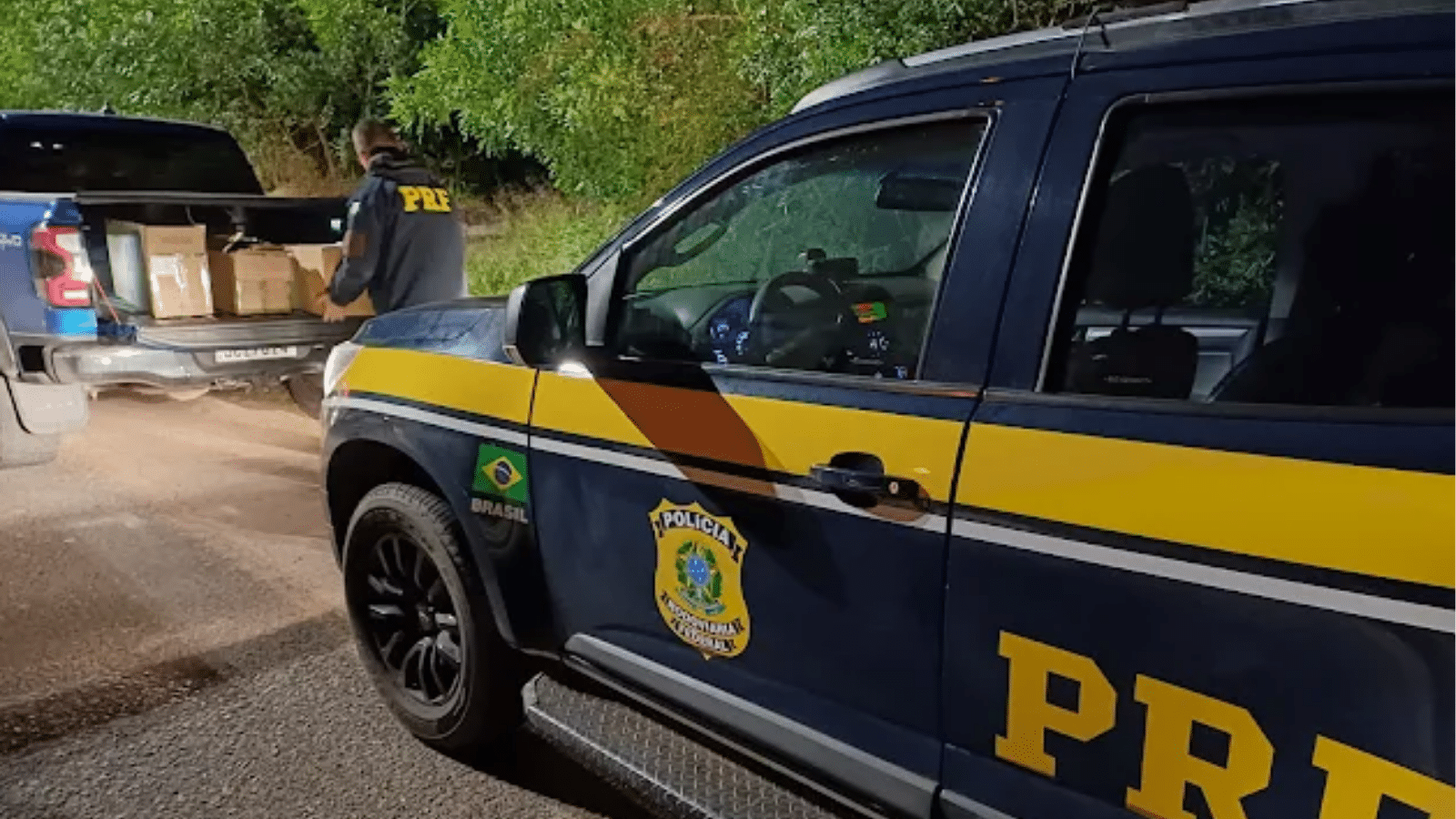 PRF apreende lunetas e binóculos de uso restrito em Pantano Grande