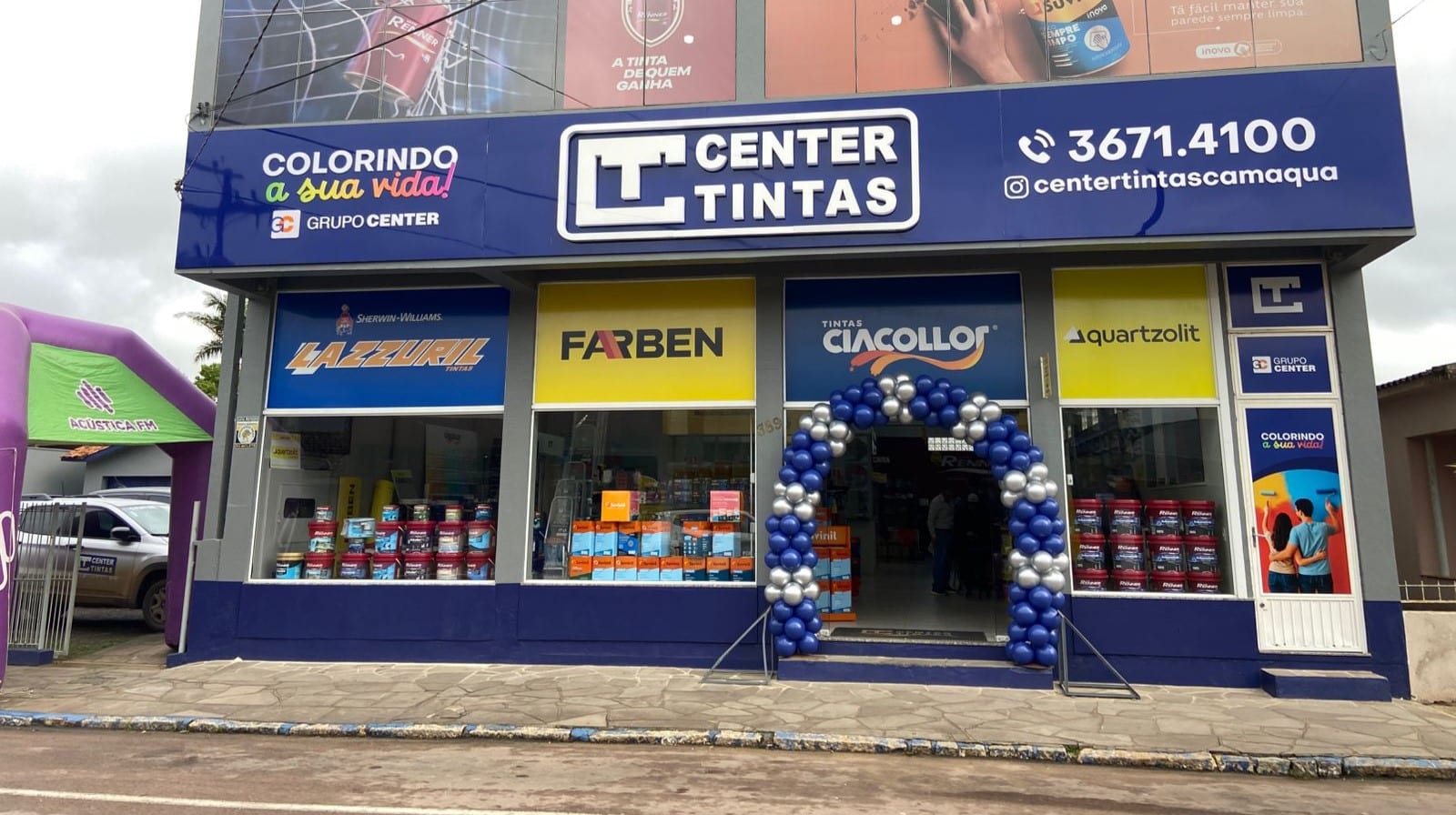 Festa na Center Tintas! Loja comemora 36 anos nesta quarta-feira