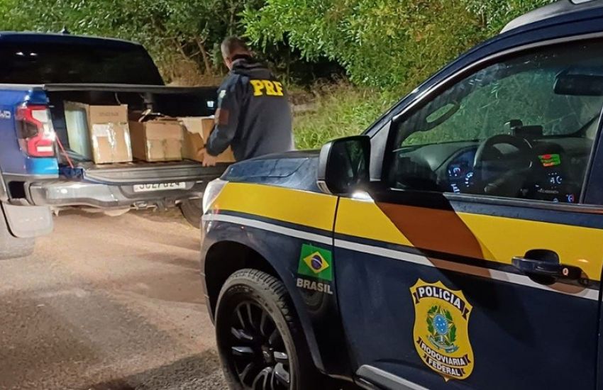 BR-290: casal é preso com arsenal proibido trazido do Uruguai
