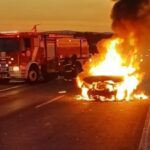 Jogador do Grêmio escapa de carro em chamas na BR-290