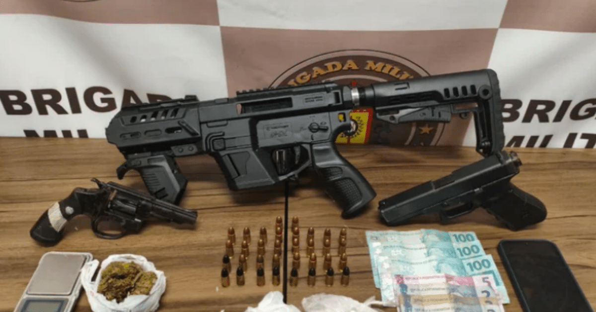 Homem é preso com pistola equipada para disparos automáticos em Rio Grande
