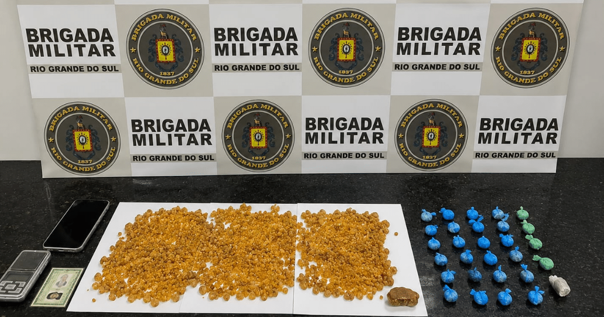 Força Tática apreende mil pedras de crack em Tapes