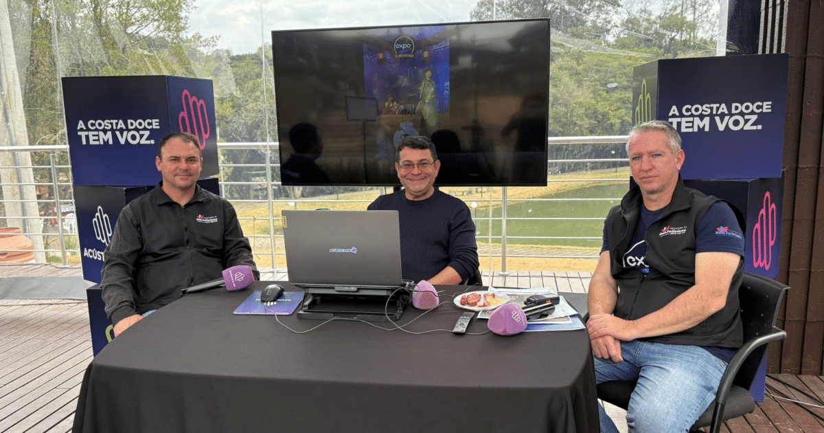 Rádio Acústica FM transmite programação especial na Expo Dom Feliciano 2026