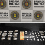 Brigada Militar prende três suspeitos e apreende drogas em duas ações contra o tráfico em Camaquã