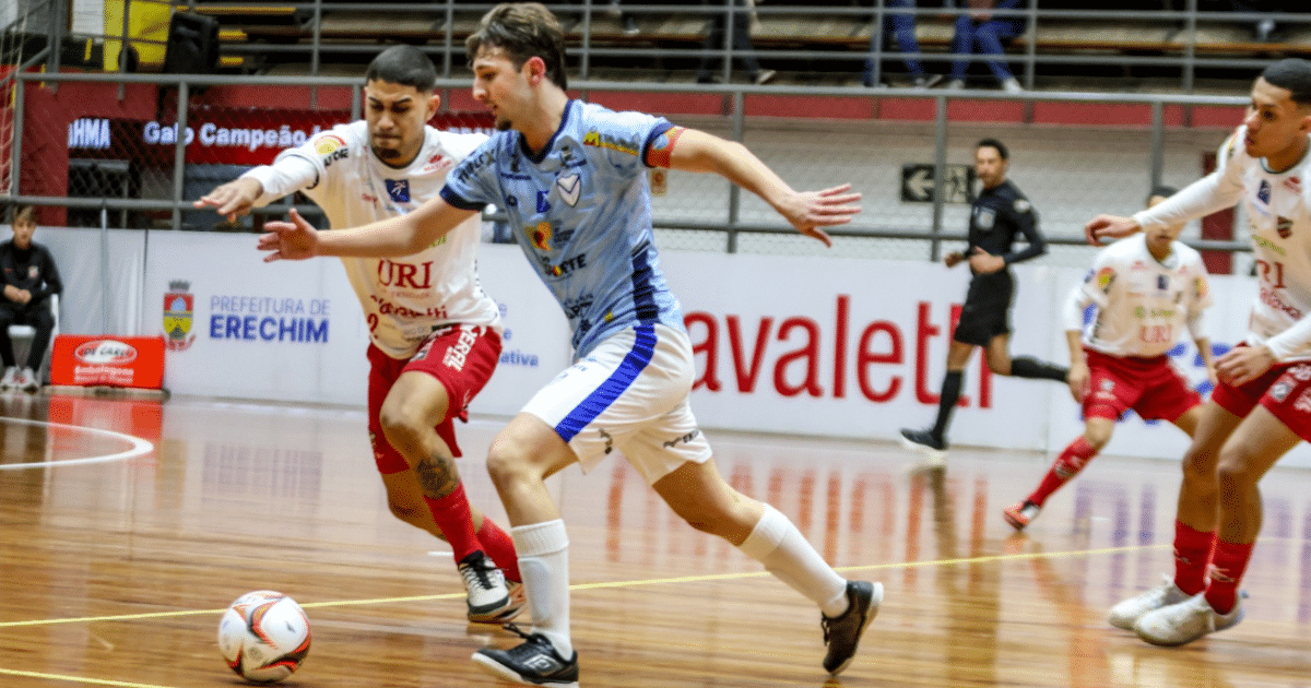 Equipe de transição do Camaquã Futsal é superada pelo Atlântico em Erechim