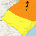 Defesa Civil alerta para fortes temporais no Rio Grande do Sul neste fim de semana