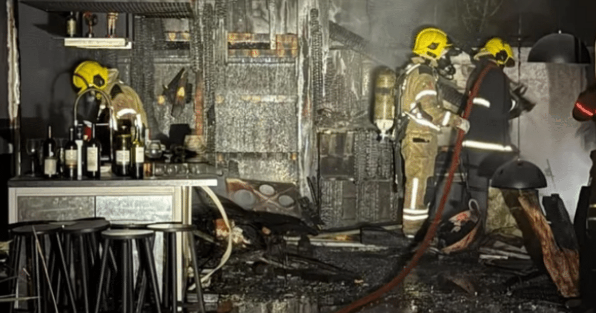 Incêndio atinge área gourmet de residência em condomínio de Rio Grande